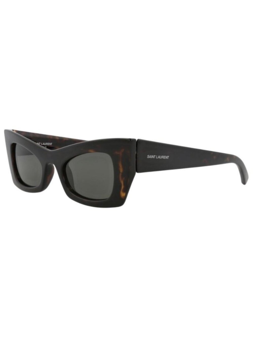 New Saint Laurent Womens Cat Eye Havana Havana Grey Fashion Designer Sunglasses